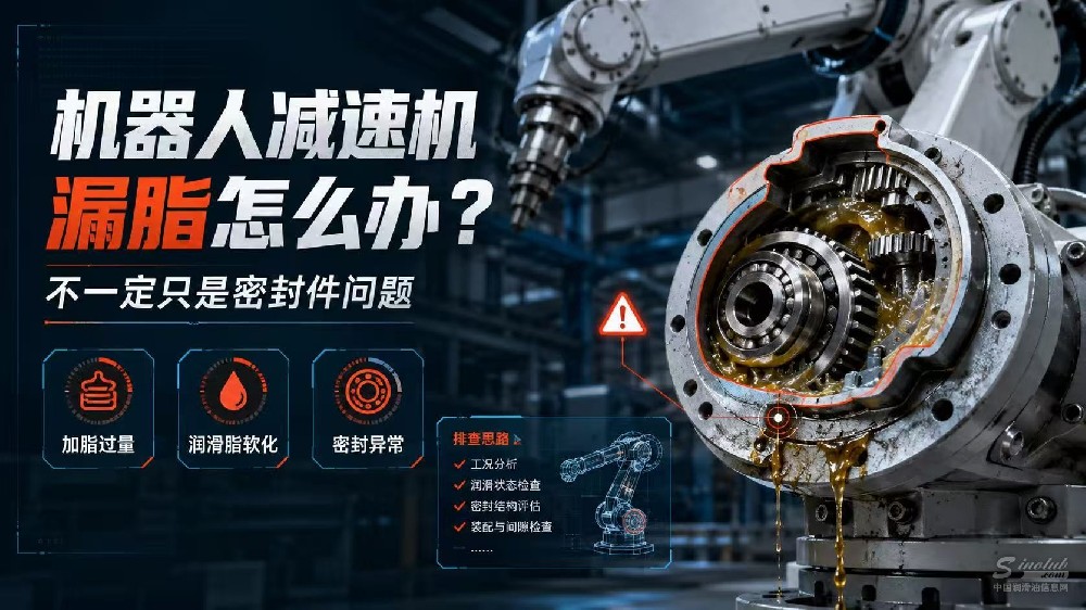 机器人减速机漏脂怎么办？不一定只是密封件问题