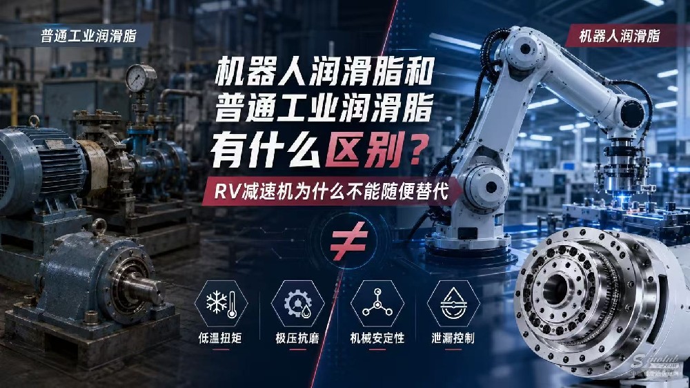机器人润滑脂和普通工业润滑脂有什么区别？RV减速机为什么不能随便替代
