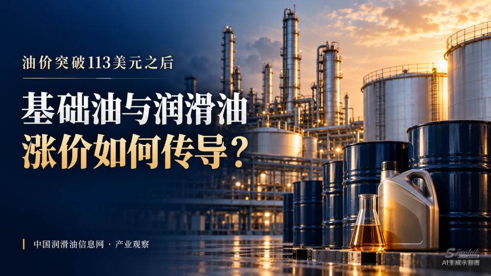 油价突破113美元之后，基础油与润滑油涨价如何传导？
