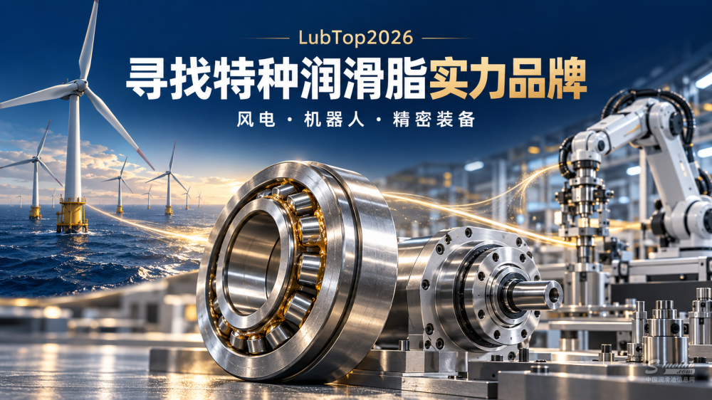 从风电轴承到机器人关节：LubTop2026寻找特种润滑脂实力品牌