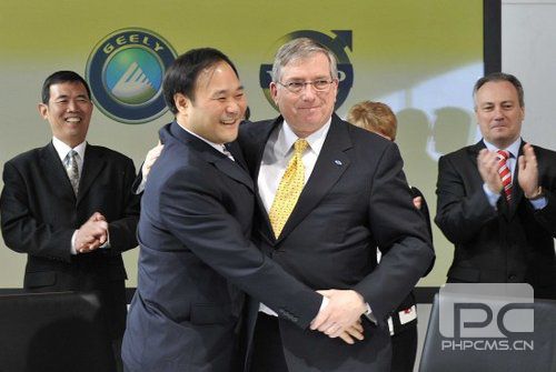 吉利18亿美元收购沃尔沃轿车100%股权