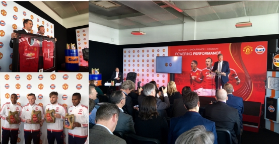 海湾石油与曼联俱乐部建立历史性合作伙伴关系