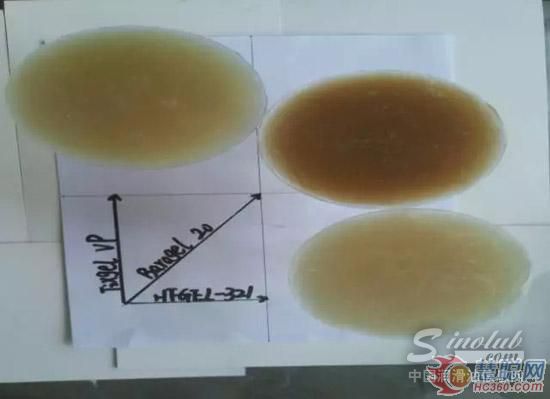 在150SN中成脂情况（固含10%）