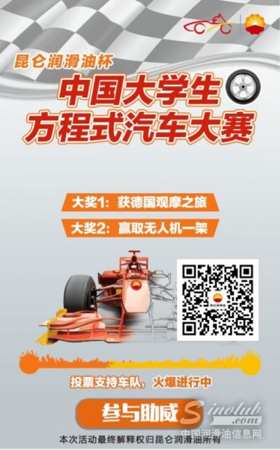 昆仑润滑油杯中国大学生方程式汽车大赛线上