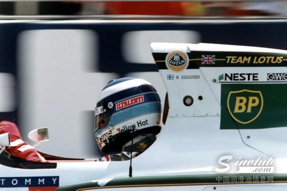 1991年米卡-哈基宁驾驶的路特斯F1赛车