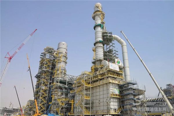 中国石化承建中东最大炼厂主装置建成