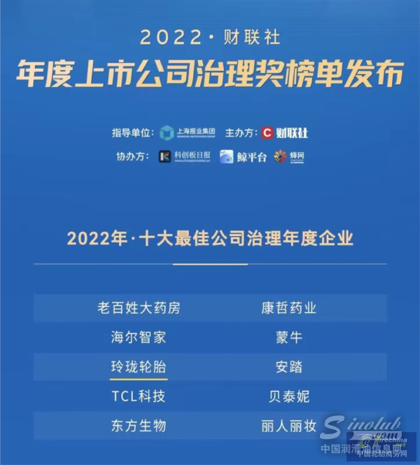 治理水平卓越实现高质量发展，玲珑轮胎荣膺