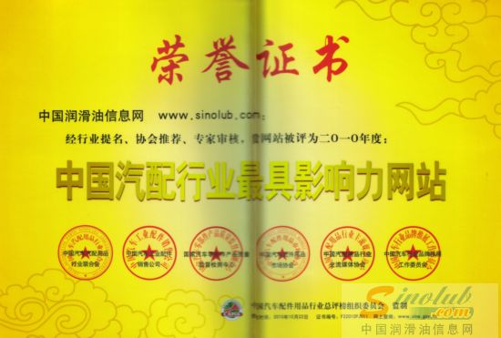 中国汽配行业总评榜