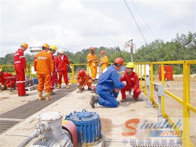 壳牌现场考察SINOPEC701队