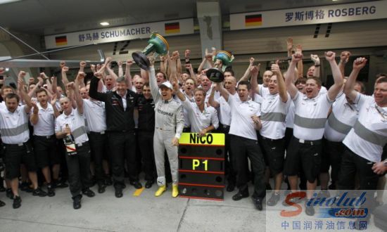 罗斯伯格2012年F1中国大奖赛夺冠