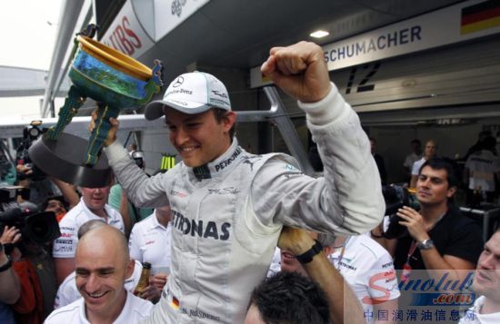 罗斯伯格2012年F1中国大奖赛夺冠