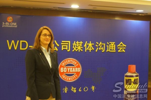 WD-40公司中国区总经理Ms. Steph Barry女士