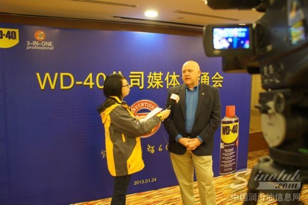 WD-40公司全球CEO Mr. Garry Ridge先生接受中国润滑油信息网记者专访