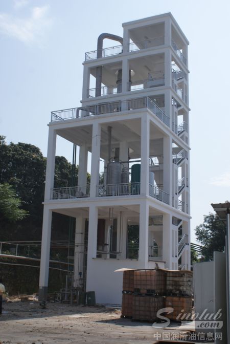 莱克石化硼酸酯化物精馏项目竣工投产