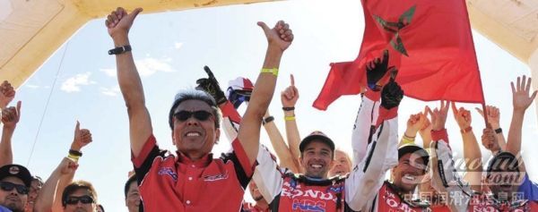 刚刚与Motul延长合作期限的HRC队赢得摩洛哥拉力赛