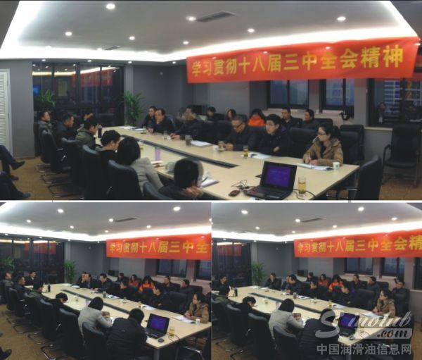 现代石油公司组织开展党的十八届三中全会交流会