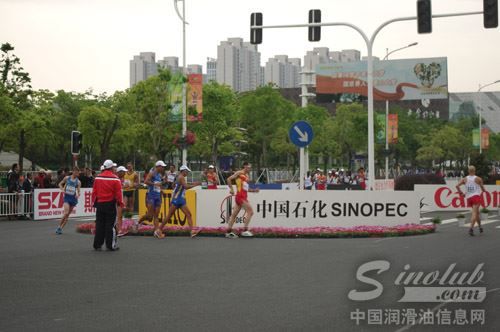 中国石化亮相2014国际田联竞走世界杯 