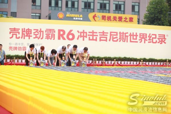 壳牌领导共同完成吉尼斯拼图