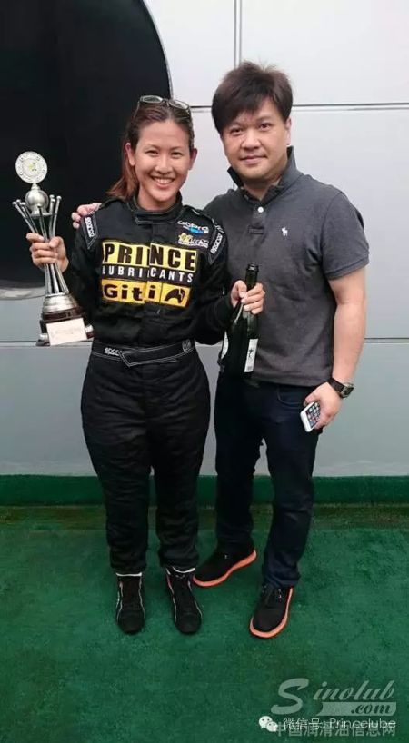 彼凌驰润滑油代言车手Leona Chin用坚持诠释胜利，勇夺Caterham 第2轮赛事季军 