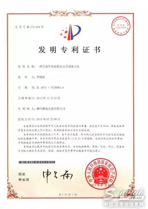 TPI新获国家发明专利授权!